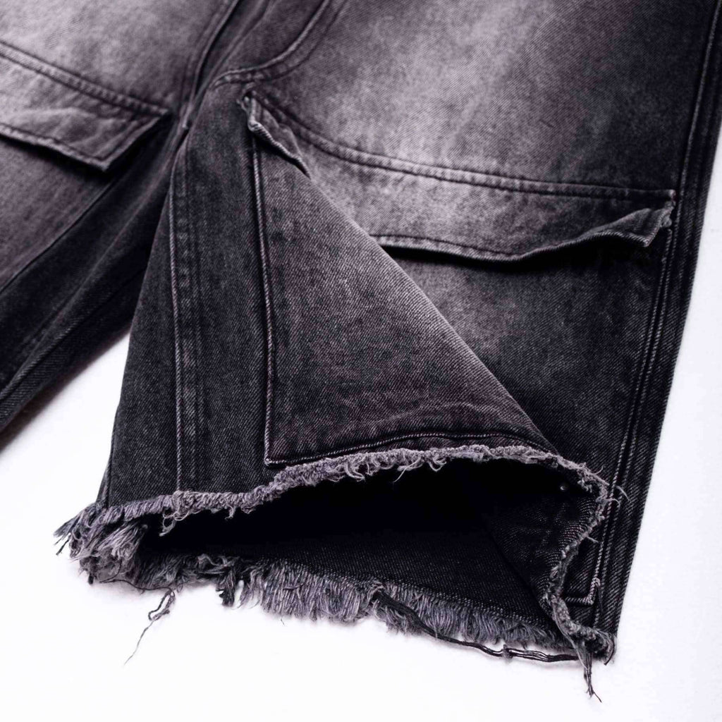 VGZ “Grime Box” Denim Shorts
