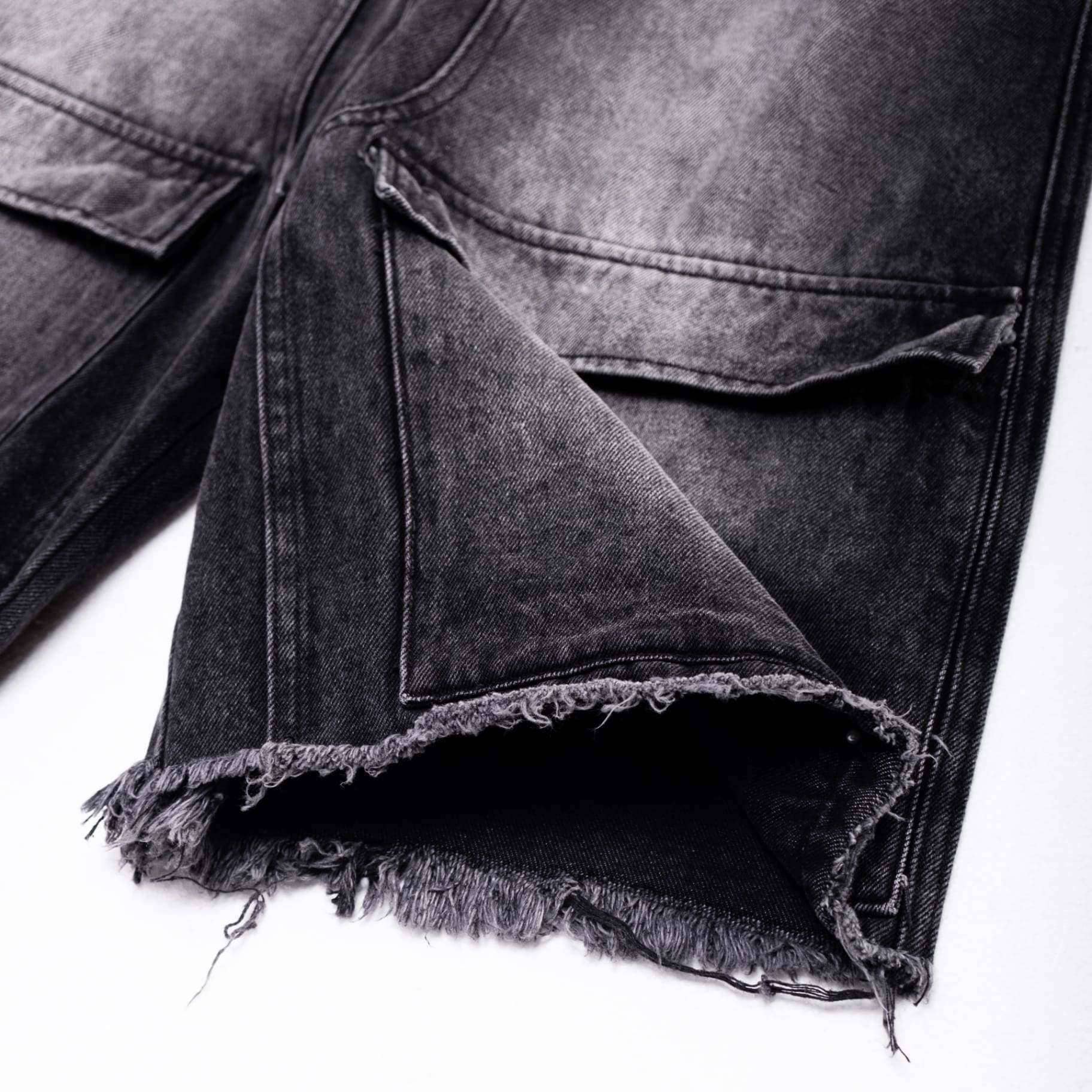 VGZ “Grime Box” Denim Shorts
